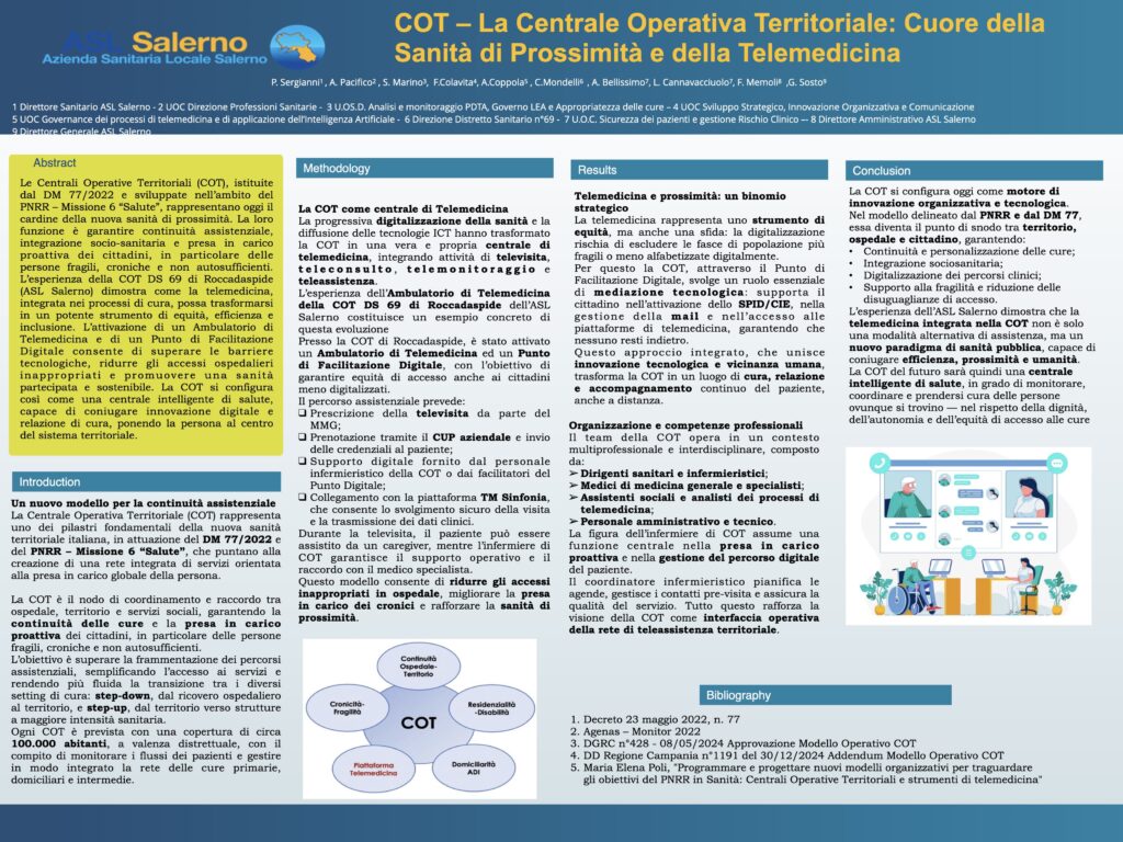 COT – La Centrale Operativa Territoriale: Cuore della Sanità di Prossimità e della Telemedicina