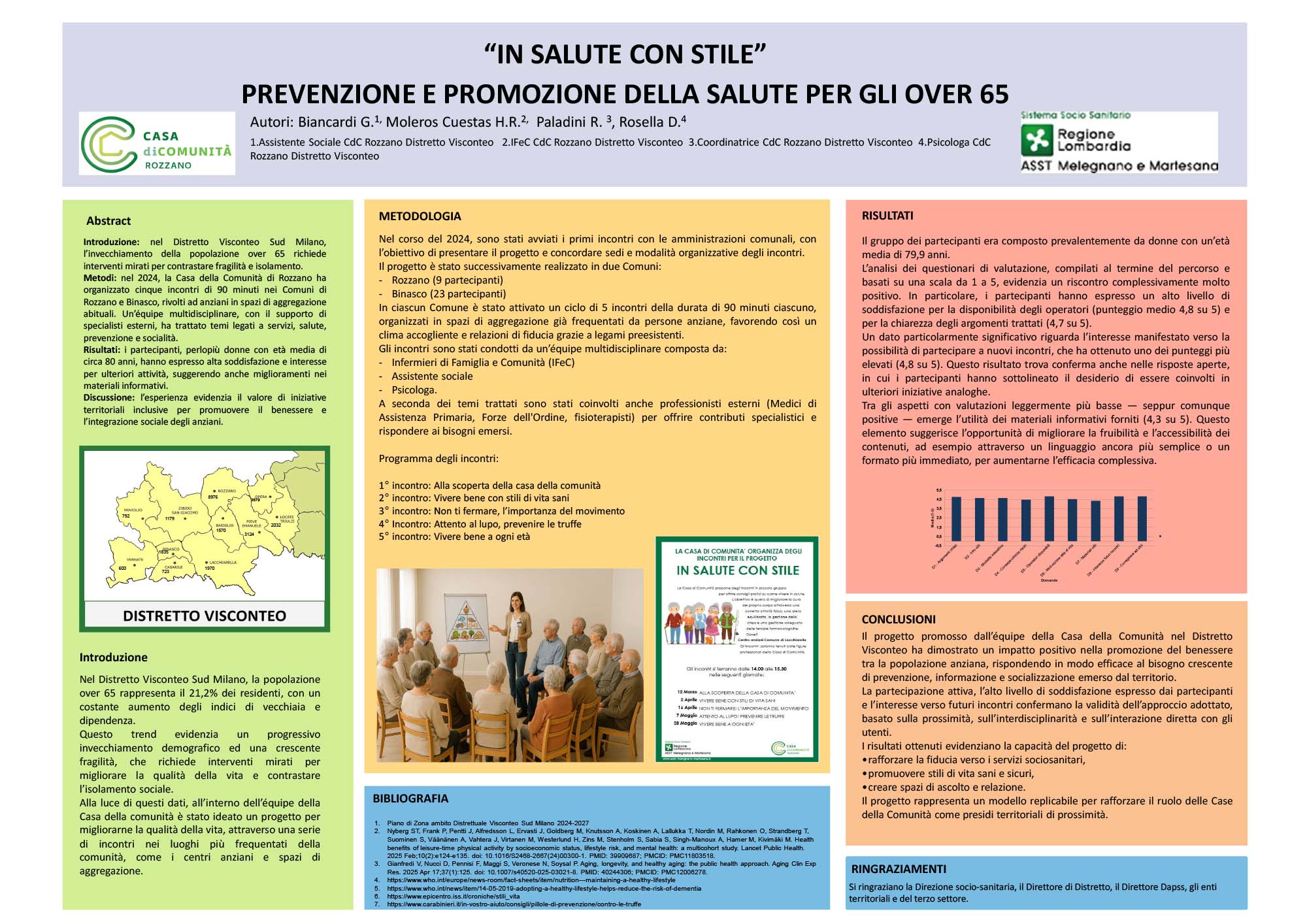 “IN SALUTE CON STILE” PREVENZIONE E PROMOZIONE DELLA SALUTE PER GLI OVER 65