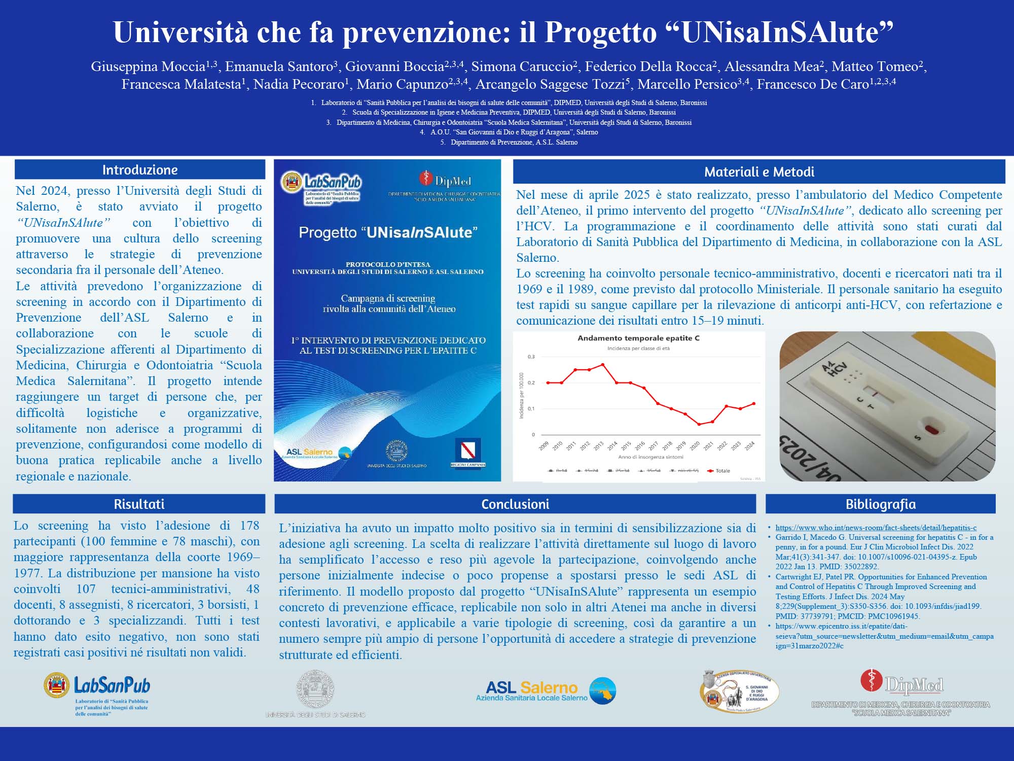 Università che fa prevenzione: il Progetto “UNisaInSAlute”