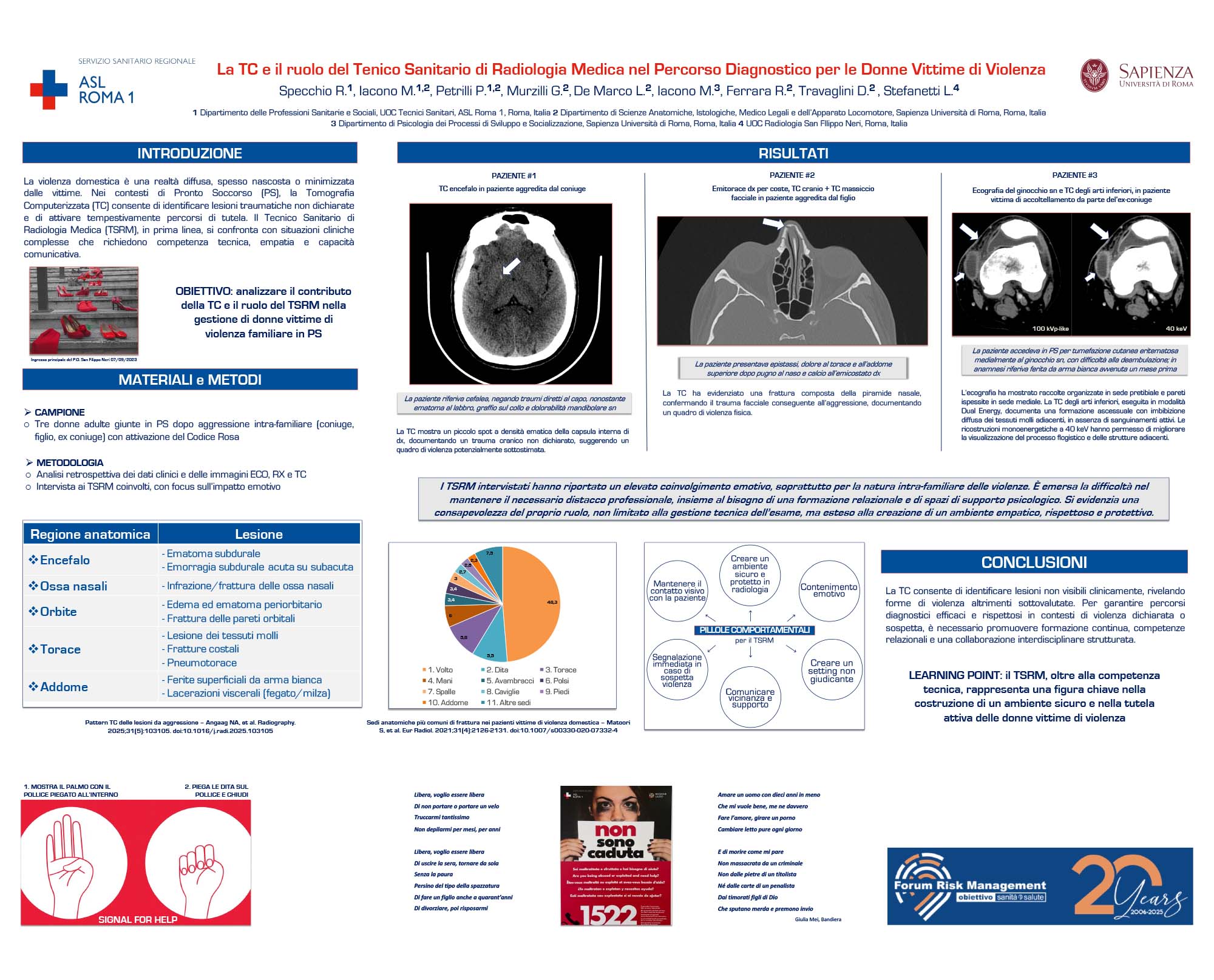 La TC e il ruolo del Tenico Sanitario di Radiologia Medica nel Percorso Diagnostico per le Donne Vittime di Violenza