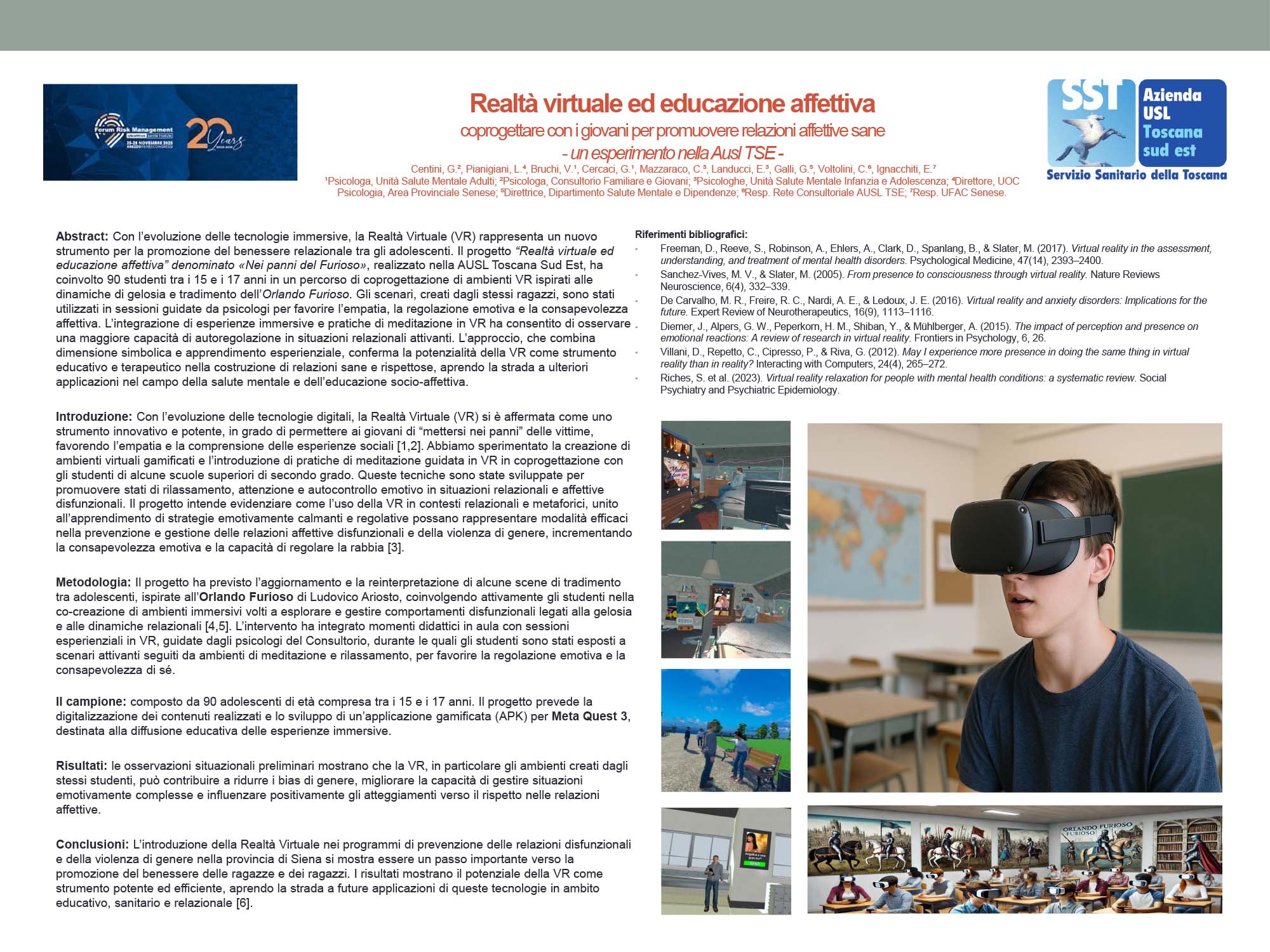 Realtà virtuale ed educazione affettiva