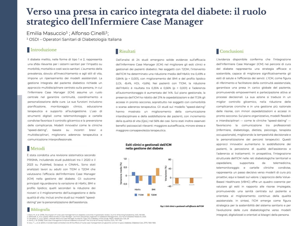 Verso una presa in carico integrata del diabete: il ruolo strategico dell’Infermiere Case Manager