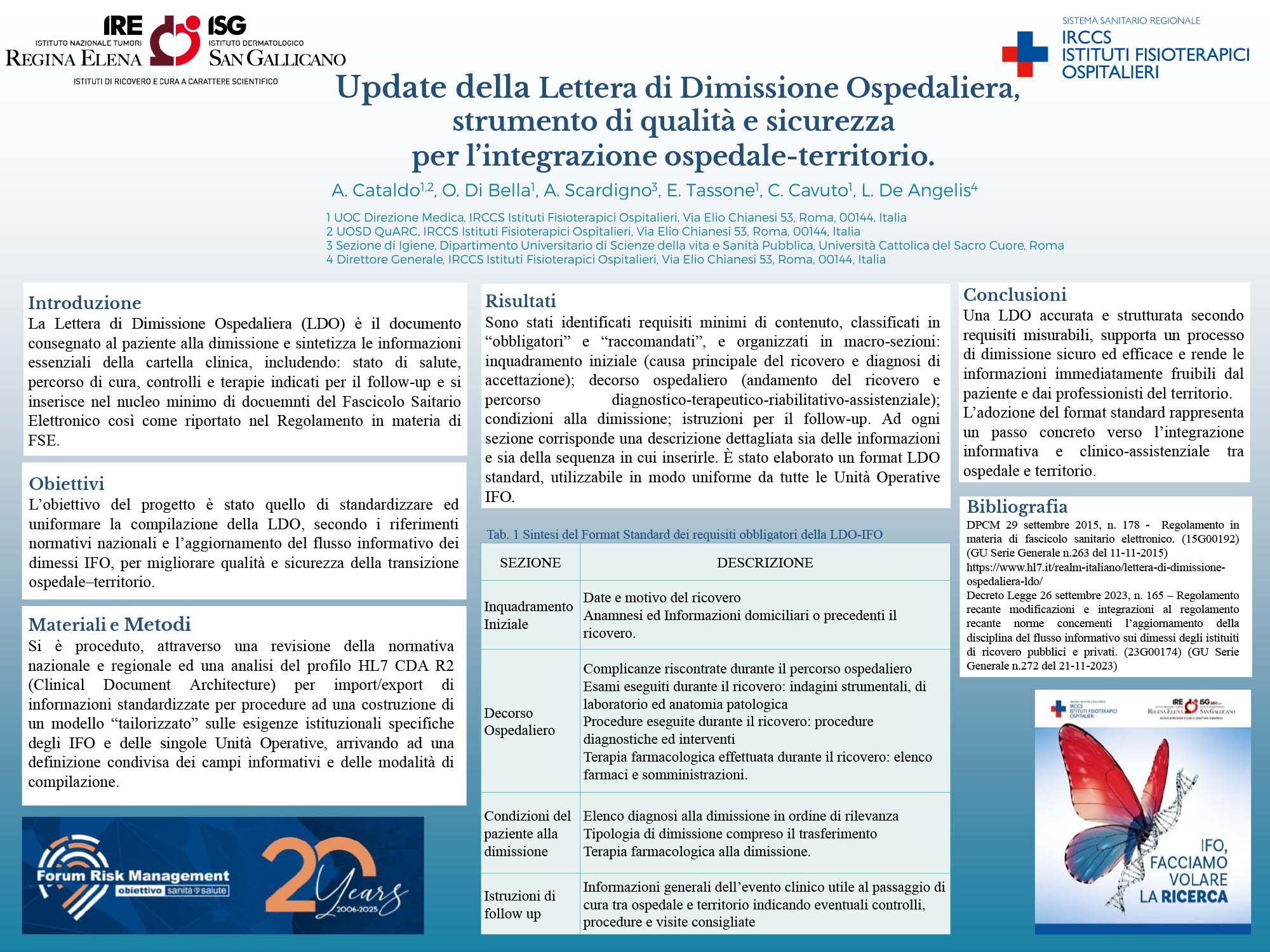 Update della Lettera di Dimissione Ospedaliera, strumento di qualità e sicurezza per l’integrazione ospedale-territorio