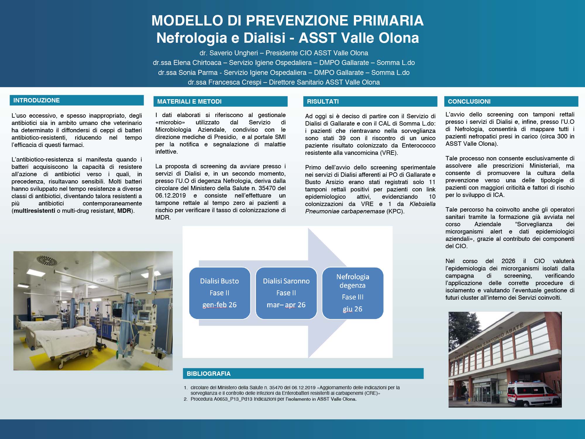 MODELLO DI PREVENZIONE PRIMARIA Nefrologia e Dialisi - ASST Valle Olona