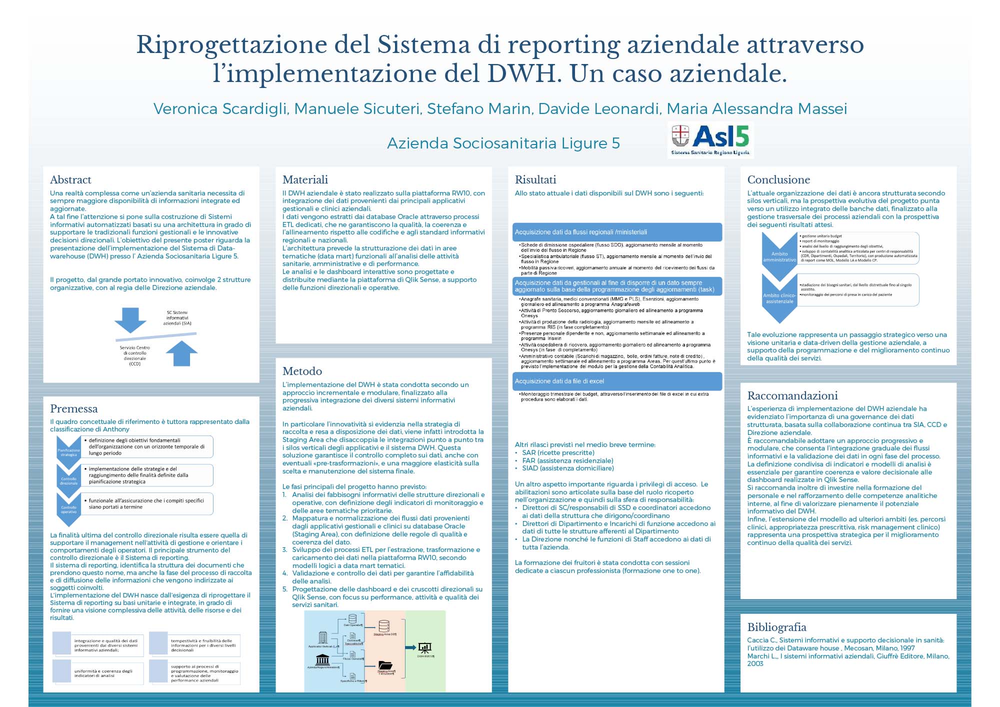 Riprogettazione del Sistema di reporting aziendale attraverso l’implementazione del DWH. Un caso aziendale.